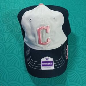 Womens Cleveland Guardians Indians Baseball Hat Cap Strap Back